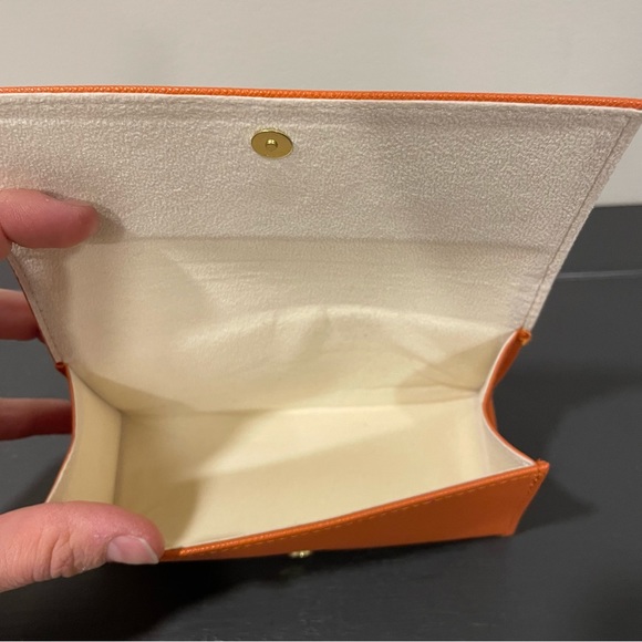 TORY BURCH Orange Sunglasses Case - Picture 7 of 7